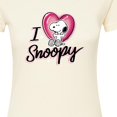thumbnail image 3 of Peanuts - I Heart Snoopy - Juniors Fitted Graphic T-Shirt, 3 of 6
