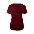 thumbnail image 5 of Aayomet Tops For Women Women's Tops Lace Splicing Fashion Shirt Tops For Women Red,S-XXL, 5 of 5