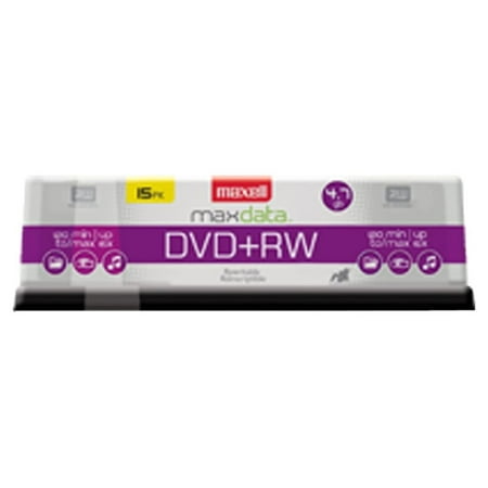 UPC: 0025215627699 | maxell DVD+RW 15 Packs Disc Model 634046