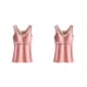 thumbnail image 1 of Minnieouse Ropa interior térmica para mujer, Top grueso de alta elasticidad, chaleco de fibra acrílica adelgazante informal, accesorio de ropa Rosa XL 2piezas, 1 of 6