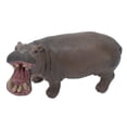 thumbnail image 2 of Juguete de animales de vida silvestre, juguete modelo animal de hipopótamo, figuras de hipopótamo realistas, modelo de hipopótamo, diseño exquisito, 2 of 9