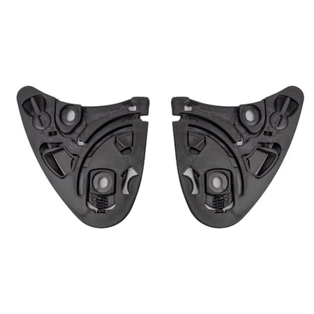 Helmet Shield Visor Gear Plate Set, 1 Pair Motorcycle Helmet Visor Base Replacement for Shoie Z8 Motorcycle Helmet Parts