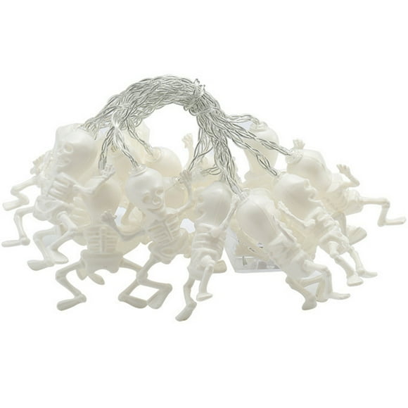 Skeleton Light 10 LEDs 4.9ft Spooky String Light Garland Light for Halloween