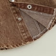 thumbnail image 6 of Ingzy Toddler Boy Denim Shirt Jackets Fall Winter Outwear Button Down Shirt Coat with Pockets, 6 of 7