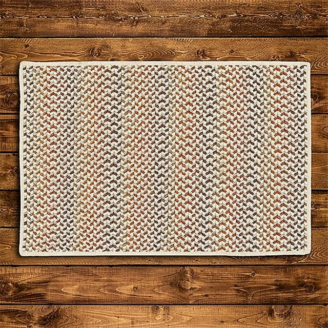 Colonial Mills Rug PN01R096X096S 8 x 8 ft. Chapman Wool Square Braided Rug Autumn Blend