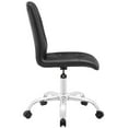 thumbnail image 2 of Modern Contemporary Office Chair, Black Faux Leather, 2 of 4
