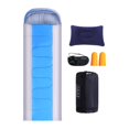 thumbnail image 3 of Saco de dormir tipo sobre, saco de dormir individual portátil para mochilero de emergencia Azul 18kg, 3 of 8