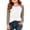 Brown, variant on YunPes Girls Cotton T-Shirt Contrast Raglan Long Sleeve Crewenck Tops Youth Casual Versatile Baseball Tees 3-13 Years