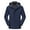 Navy, variant on Women's Ski Jacket Snow Winter Coat Water Proof Windproof Hooded Jackets Mountain Hiking Jacket