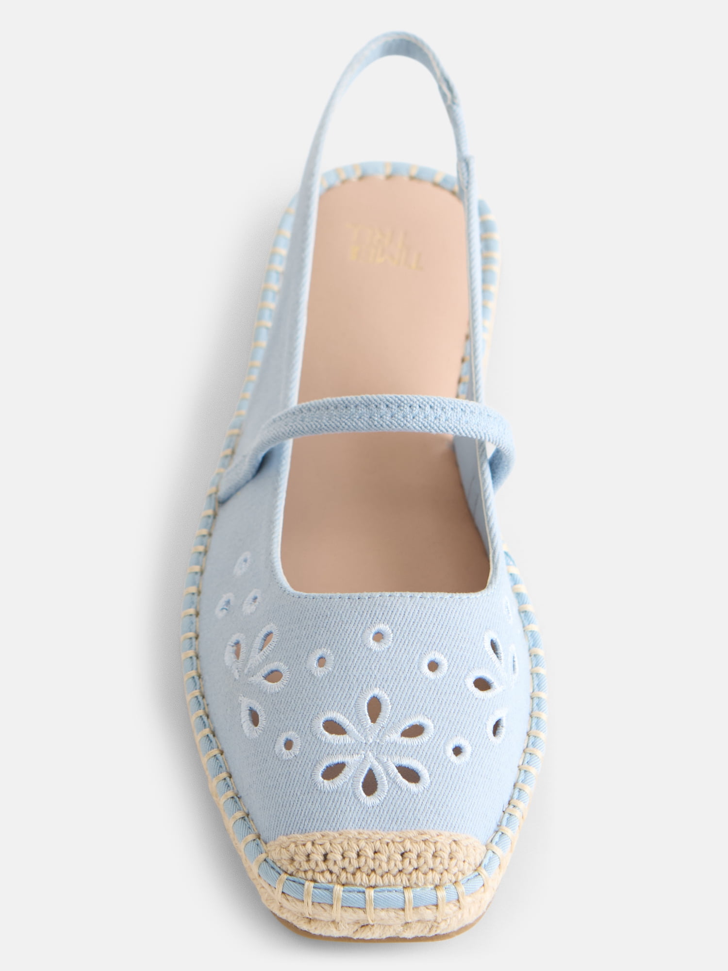 Time and Tru Women's Espadrille Slingback Shoes