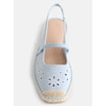 thumbnail image 5 of Time and Tru Women's Espadrille Slingback Shoes, 5 of 6