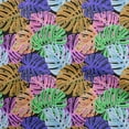 thumbnail image 1 of oneOone Viscose Chiffon Light Brown Fabric Tropical Leaf Diy Clothing Quilting Fabric Print Fabric By Yard 42 Inch Wide, 1 of 4