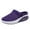 Purple, variant on Slip on Women Wide Width Comfort Walking Shoes Breathable Slippers Closed Toe Slides