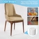 thumbnail image 4 of Tapones de goma para patas de silla Uxcell de 3/4" - Protectores de patas de mesa antideslizantes, 16 piezas, color blanco, 4 of 7