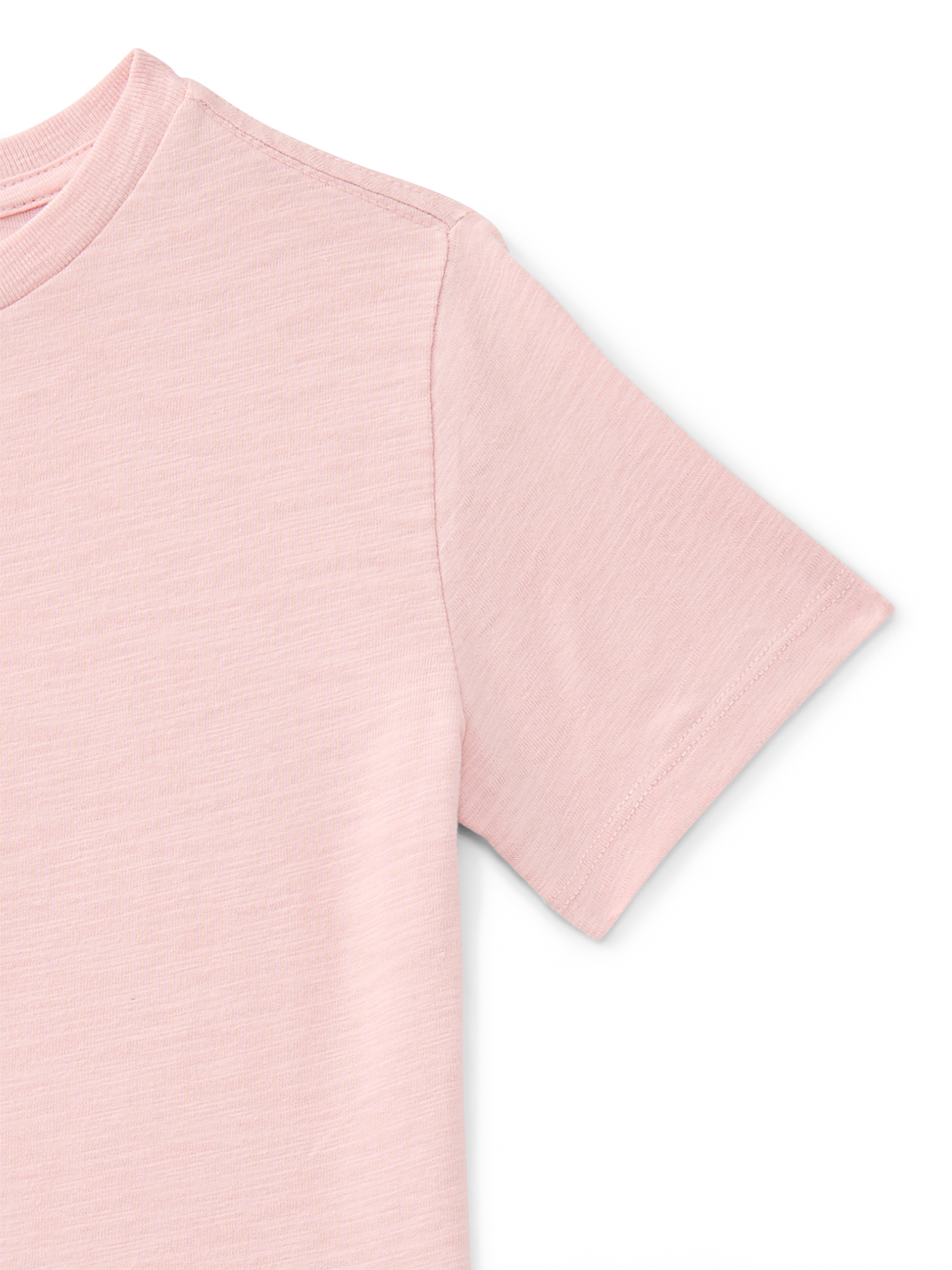 Wonder Nation Little Boys Slub Henley Tee with Short Sleeves, Sizes 4-10