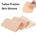 thumbnail image 5 of Tattoo Practice Skin Silicone Fake Skin Double Side Tattoo Skin Makeup Training, 5 of 10