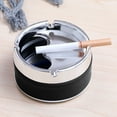 thumbnail image 5 of Stainless Steel Ash Tray with Lid Smokeless Ashtray Round PP Ashtray Windproof Ash Tray Outdoors Cigar Ashtrays for Outdoors Patio Home Office Cigar Ashtray Rotary Seal Cigar Ash Tray Car Ashtray C, 5 of 9