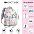 thumbnail image 6 of "Women's Sunflower Pattern Backpack - Fashionable Wildflower School Bag, Large Capacity College Backpack with Multiple Pockets and Padded Straps", 6 of 6