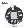 thumbnail image 4 of KLL Turtle Pattern Shower Cap & Bath Cap for Women,Reversible Oversized Waterproof Shower Caps for all Hair Lengths,Elastic Reusable Bathing Hair Cap, 4 of 6
