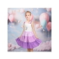 thumbnail image 4 of Girls Dress Purple Unicorn Rainbow Strip Suspender Sleeveless Summer 7 Years, 4 of 8