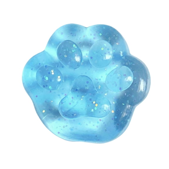 Taba Squishy Paw, Tabu Squishy, Paw Squishy, Squishes, Squishy Paw, Squishy Cat Paw Squeeze Toys, Ice Through Sparkling Powder Kawaii Sticky Squishies Pvc Toys, Stress Relieving Fur Ball, A