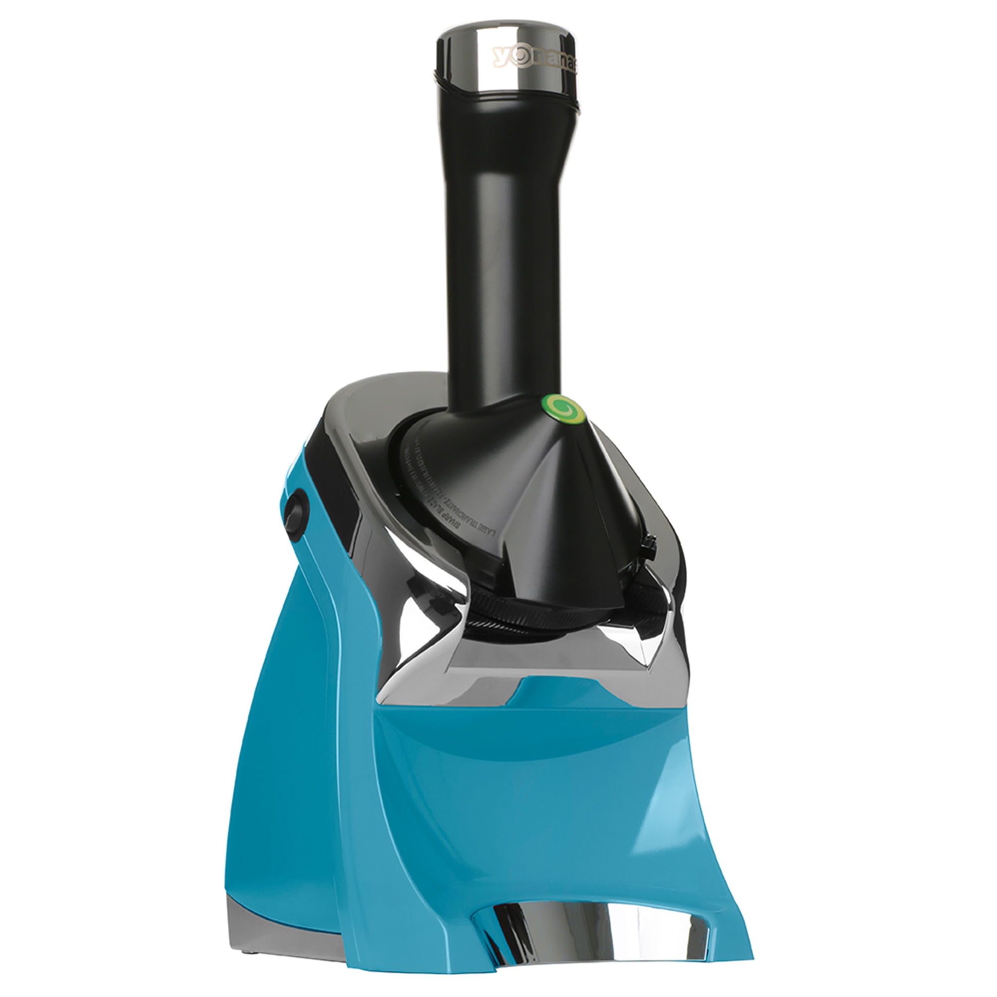 Free Shipping Yonanas Deluxe Healthy Soft Serve Frozen Fruit Dessert Maker with Expanded Recipe Book in Teal Walmart Walmart