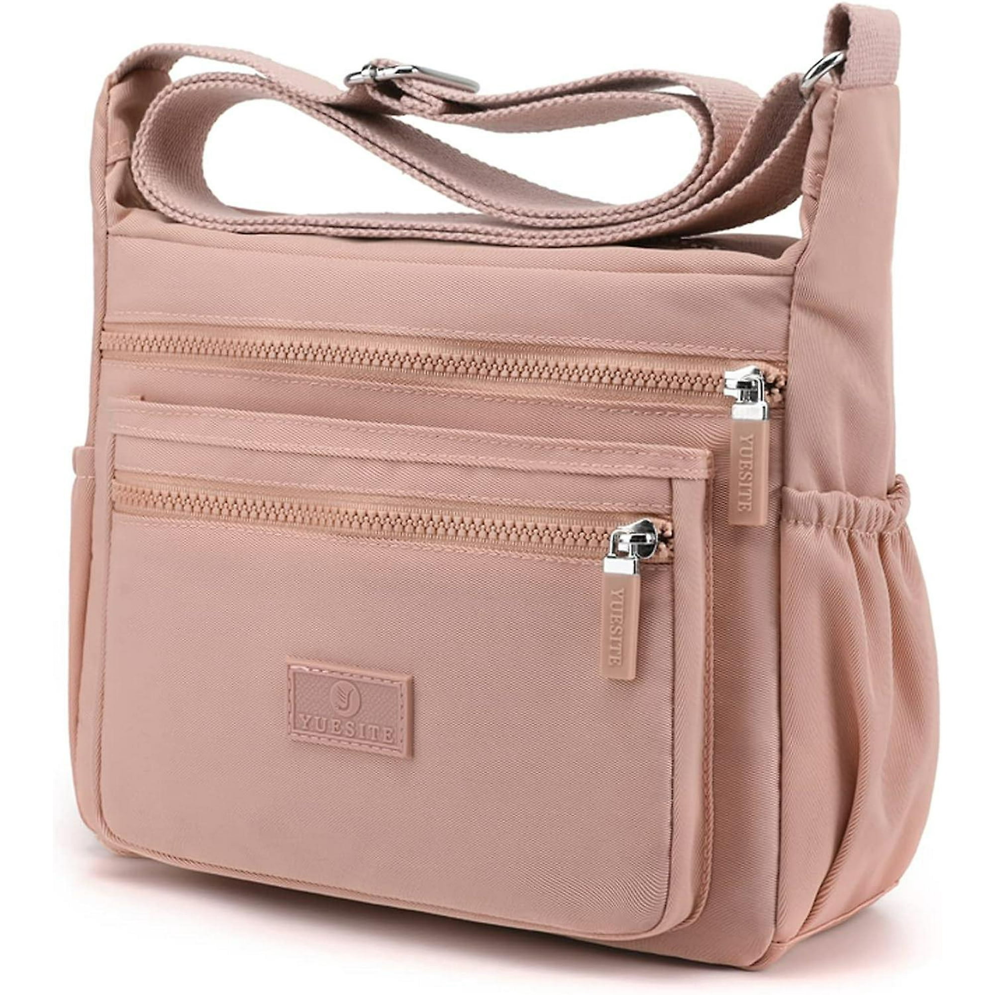 Fashion Messenger Bag Women s Bags Crossbody Bag Shoulder Bag Girls Satchel Handbags Shoulder Bag Many Compartments Spacious Side Bag For Travel Pink Walmart