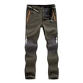 thumbnail image 2 of Pantalones Pantalones De Ciclismo Forrados Resistentes Al Agua Para Hombres Ejército Verde XXL Sunnimix Pantalones de los hombres, 2 of 7