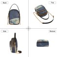 thumbnail image 3 of FORMRS Crossbody Bag for Women Quilted Travel Shoulder Cell Phone Purse with Chain Strap Handbag, Blue Earth, 3 of 7