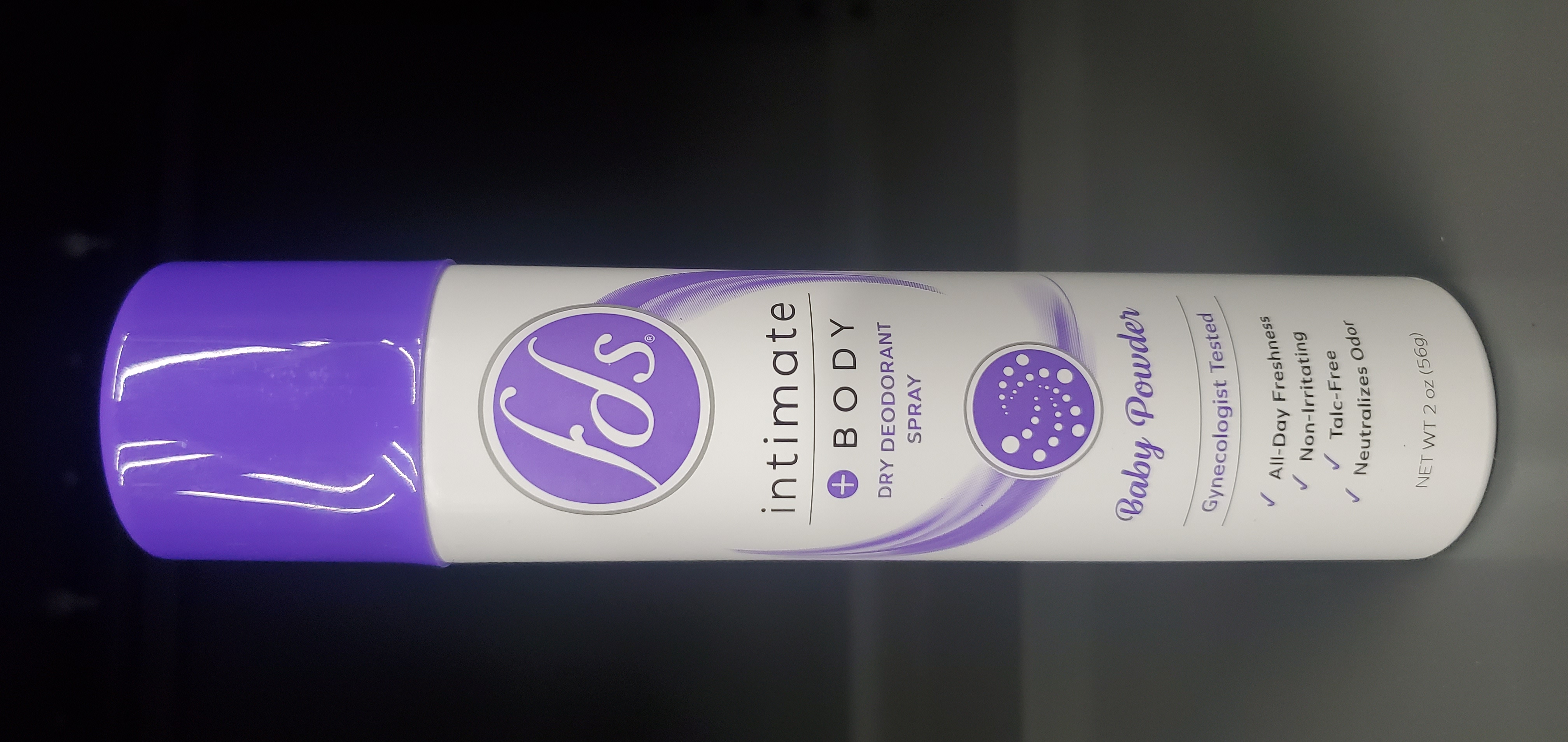 FDS Feminine Deodorant Spray, Baby Powder Scent 2 oz - image 3 of 5