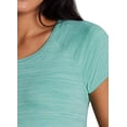 thumbnail image 4 of RBX Active Women's Space Dye Ultra Soft Stretch Short Sleeve Tee, 4 of 4