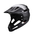thumbnail image 4 of Casco de bicicleta de cara completa, casco de ciclismo con ventilación, cascos protectores ajustables, gorra para hombres y mujeres, casco de b negro, 4 of 8
