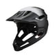 thumbnail image 4 of Casco integral para bicicleta, con ventilación, para descenso y protección para ciclismo. blanco negro, 4 of 9
