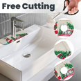 thumbnail image 3 of Sikiie Merry Christmas 1 Splash Guard for Sink Faucet-1 PC Super Absorbent Fast Drying Mat Sink Gadgets-Splash Guard for Kitchen, Sink Mat, 3 of 7