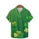 thumbnail image 5 of Camisas de Manga Corta para las Mujeres, Camisa de Botón de Cuello de Vuelta Casual Hecha de 100% Poliéster Ligero para Todo el Uso de Temporada, Camisas de Manga Corta para Hombre, 5 of 8