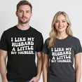 thumbnail image 5 of I Like My Husband A Little Bit Younger T-Shirt – Humorous Marriage Theme – Wife's Casual Wear, 5 of 6