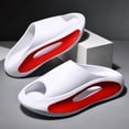 thumbnail image 2 of Pair Unisex Slippers Comfort Anti Slip Floor Slides Shoes Thick Platform Indoor Home Bathroom House EVA Sandals for Women Men Bathing Shower, 2 of 8