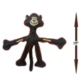 thumbnail image 7 of Durable Dog Toys Nylon with Rope Skeleton and Squeaker 15" Long Cute Animals (Tan Dog), 7 of 7