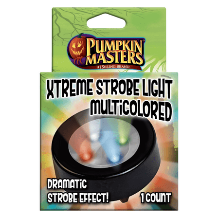 Halloween Xtreme Strobe Multi-Colored Pumpkin Light, by Pumpkin Masters