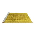 thumbnail image 2 of Ahgly Company Machine Washable Indoor Rectangle Persian Yellow Traditional Area Rugs, 4' x 6', 2 of 4