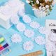 thumbnail image 4 of 5 yardas x 2.5 pulgadas de encaje de rosa de gasa blanca, adorno floral shabby chic para ocasiones especiales como bodas, despedidas de soltera, fiestas de cumpleaños infantiles y festivales., 4 of 9