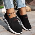 thumbnail image 5 of DeHolifer Women's Shoes Wide Arch Support Slip-On Orthowalk Sneakers Casual Breathable Walking Anti-Skid Sports Shoes, 5 of 8