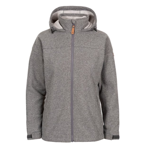 Trespass - Chaqueta Rosa para Mujer (Gris Oscuro Jaspeada) Trespass UTTP5766_darkgreymarl
