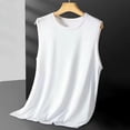 thumbnail image 3 of idosla Men's Sleeveless Shirts Quick Dry Tank Tops for Men Sun Protection UPF 50+ Athletic Gym Workout Muscle Shirts (White, 3XL), 3 of 3