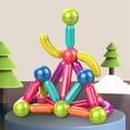 thumbnail image 4 of Bloques de bastones Bloques Niños Juguetes educativos Cognición Construcción Ladrillos COORDINACIÓN Mano-Ojo de mano Plastic Toddlers Toy Regalos 36pcs / Set Methold FN001401-02B, 4 of 6