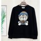 thumbnail image 2 of Gu Primavera Nuevo Estilo Doraemon Bordado Puro Algodón Hombres Cuello Redondo Sudadera De Manga Larga Universidad T, 2 of 4