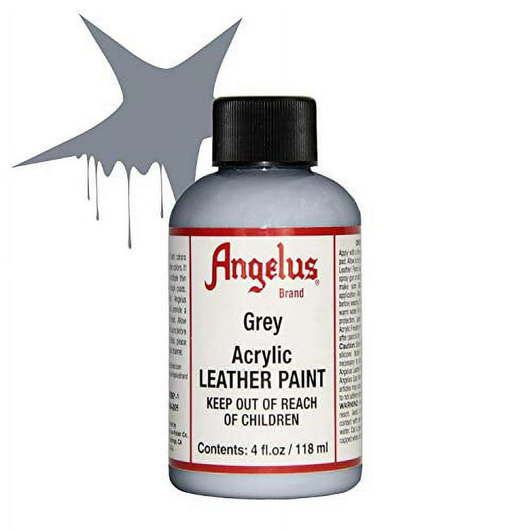 Angelus Acrylic Leather Paint-4 Oz.-Light Grey