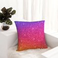 thumbnail image 6 of Fuzoiu Holiday Shiny Print Square Pillow Cover,Hidden Zipper Design,Luxury Square Pillow Case, Throw Pillow,Couch Cushion-22"x22", 6 of 7