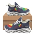 thumbnail image 1 of Zapatillas deportivas con estampado de la bandera de la República del Congo para mujer, antideslizantes, cómodas, planas y con amortiguación de impactos, de malla transpirable, informales, regalo, 1 of 6