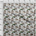 thumbnail image 3 of oneOone Polyester Spandex White Fabric Kids Safari Print Fabric For Sewing Printed Craft Fabric By The Yard 56 Inch Wide, 3 of 4